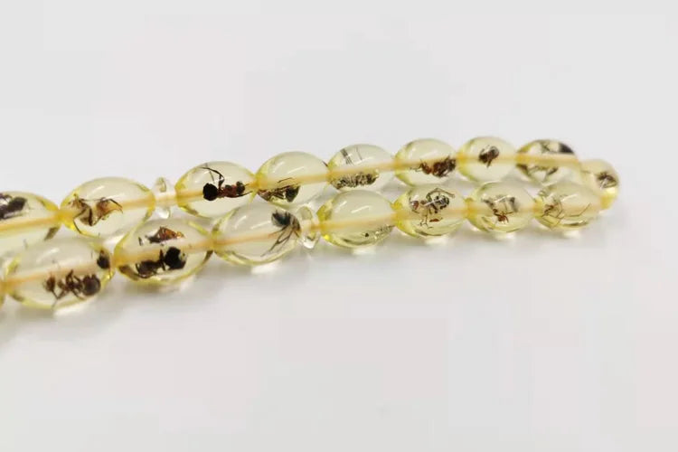 Resin Tasbih Real insect beads Cotton Tassel Eid gift For Muslim prayer Rosary Misbaha Islamic Turkish Bracelets