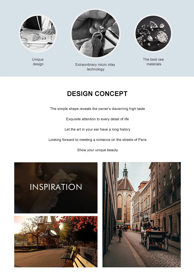 Ailmay 925 Sterling Silver Fashion Staggered Line Stackable Ring Dazzling Clear Zircon Finger Rings For Women Party Jewelry Anel