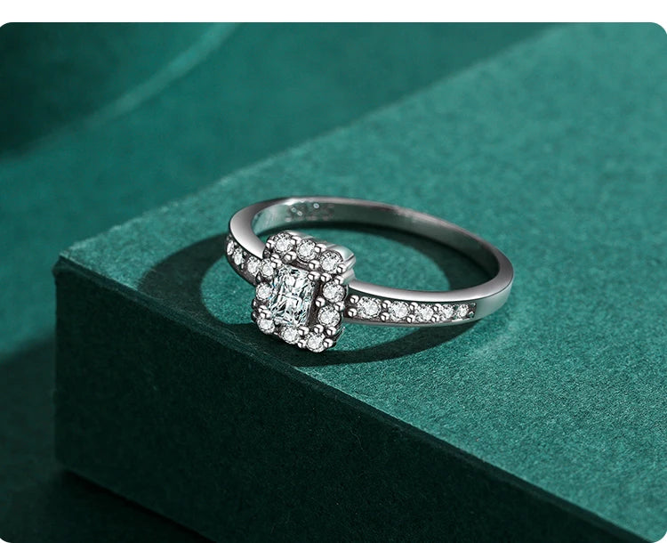 Ring 925 Sterling Silver Zirconia Jewelry