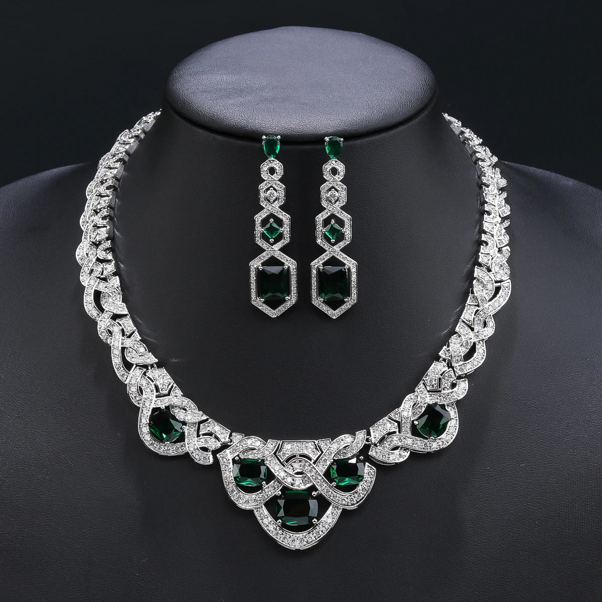 Luxury Zirconia Jewelry Set