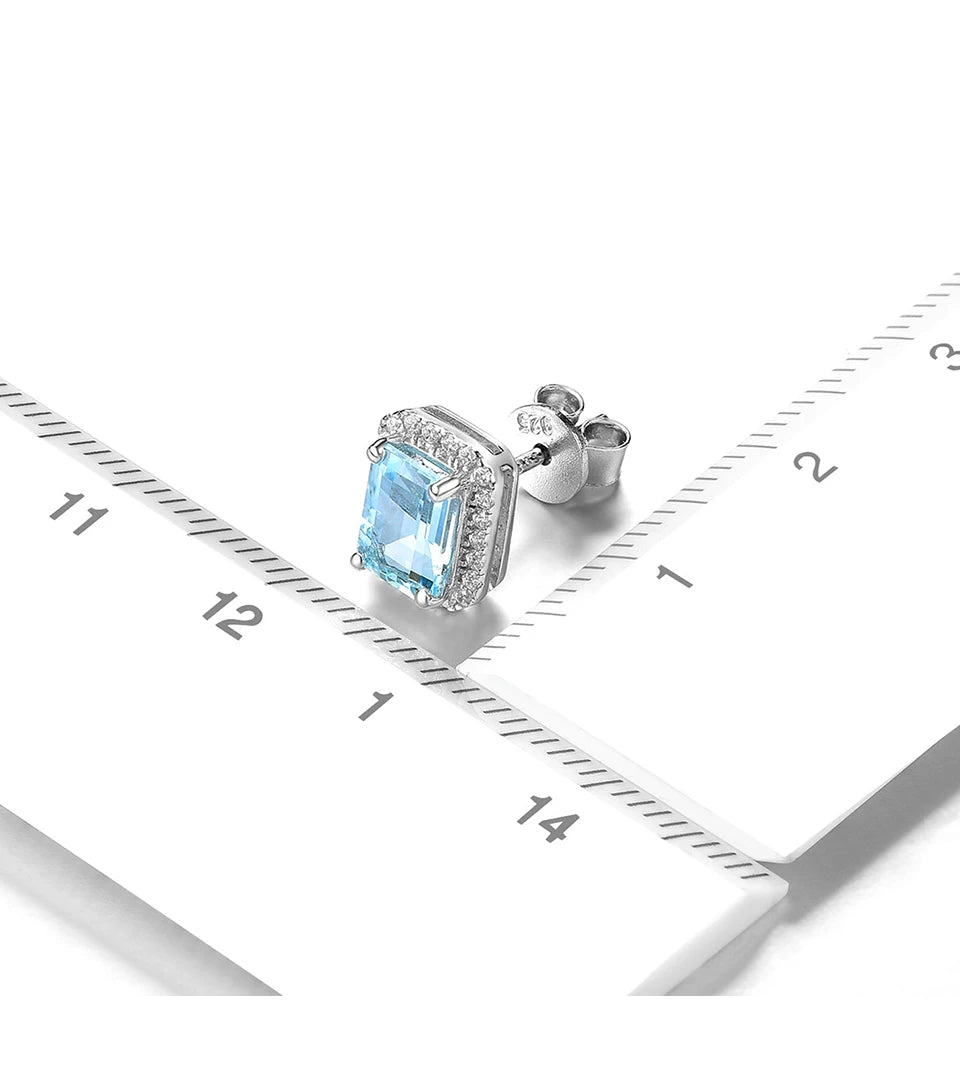Natural Aquamarine Sterling Silver