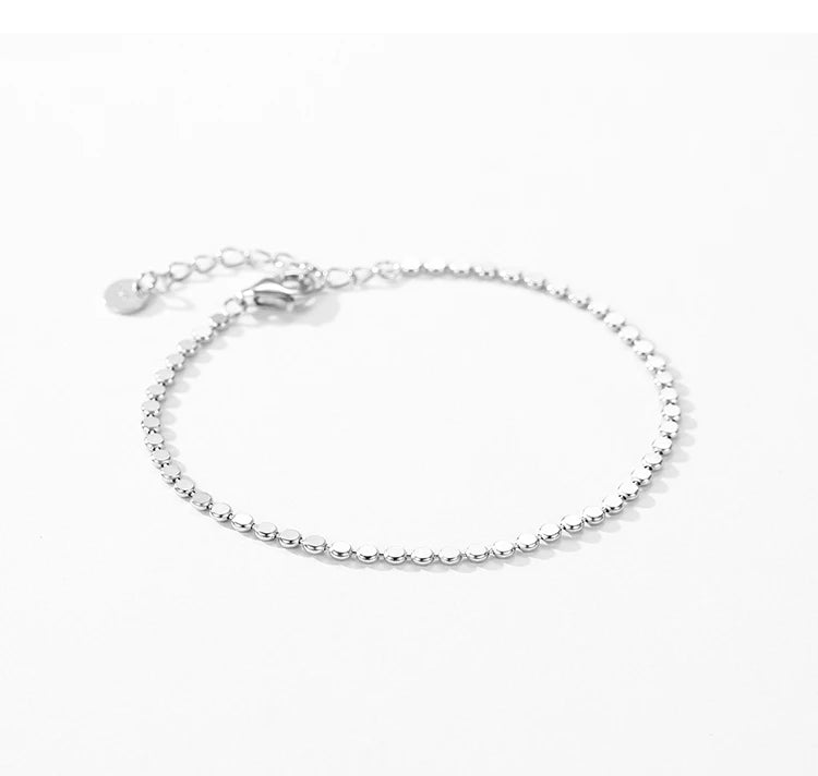 Real 925 Sterling Silver Bracelets Luxury Jewelry