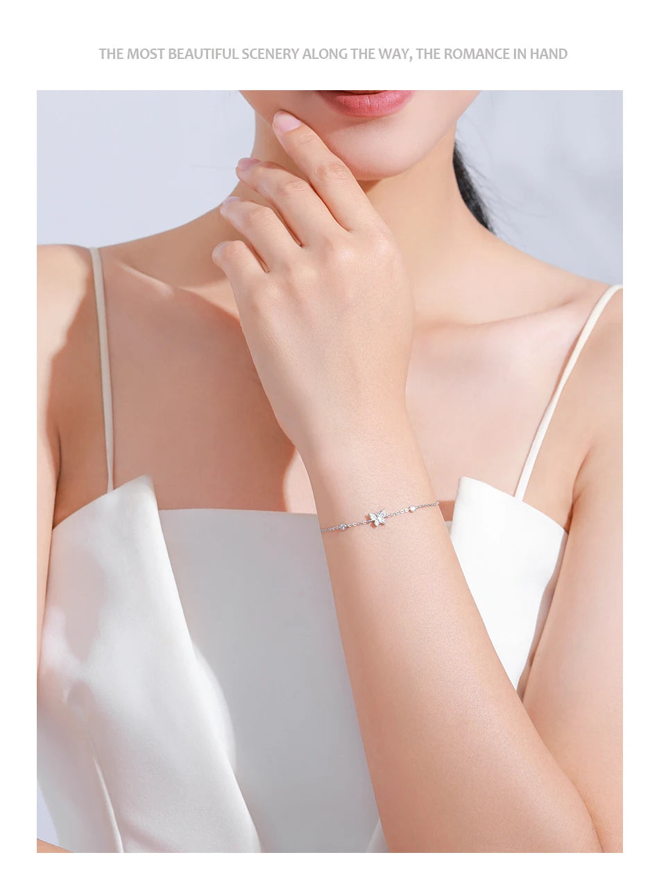 Bracelets Top Quality Real 925 Sterling Silver Zircon Jewelry