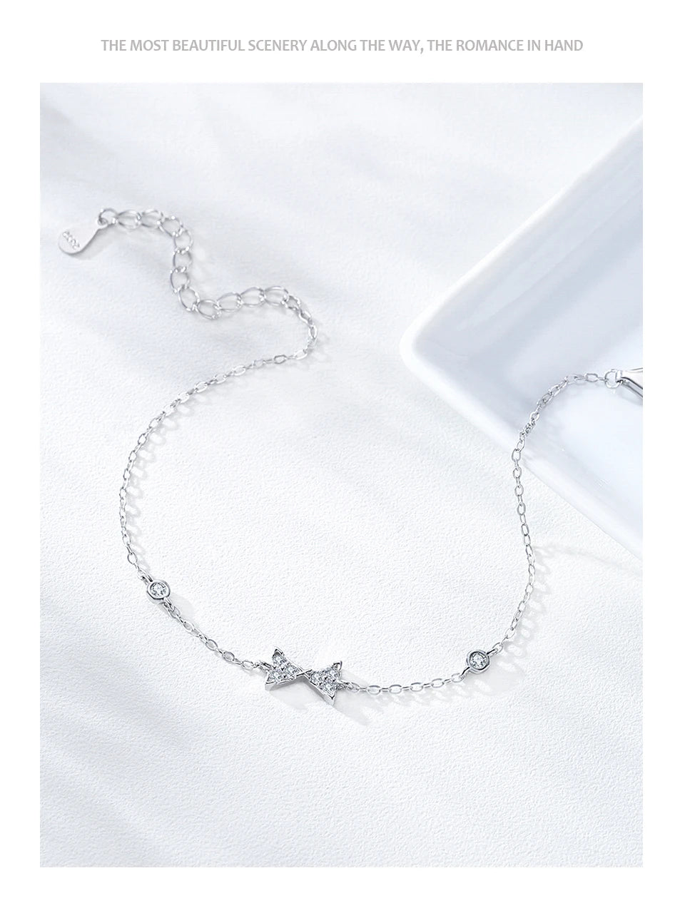 Bracelets Top Quality Real 925 Sterling Silver Zircon Jewelry