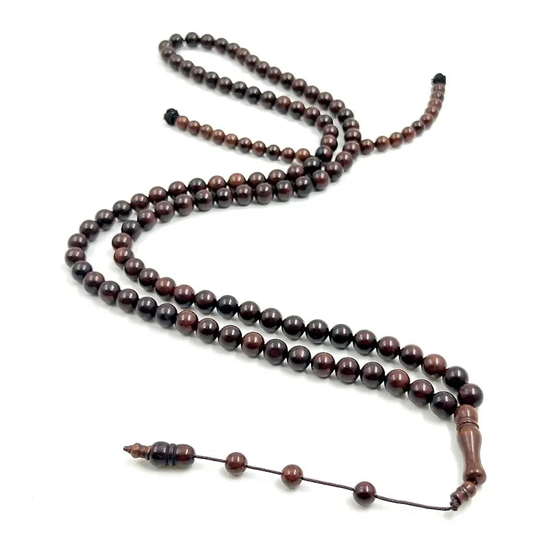 Natural Kuka Wood Tasbih bracelet beads muslim prayer beads turkish Misbaha Eid gift islamic Rosary