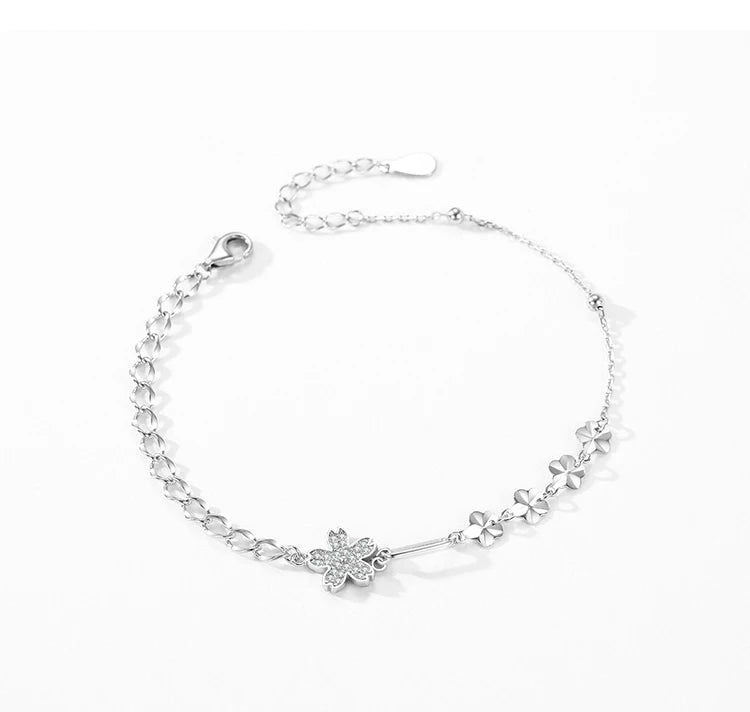 Real 925 Sterling Silver Bracelets Luxury Jewelry