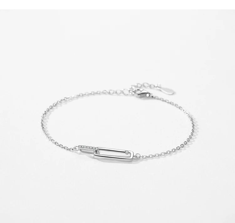 Bracelets Top Quality Real 925 Sterling Silver Zircon Jewelry