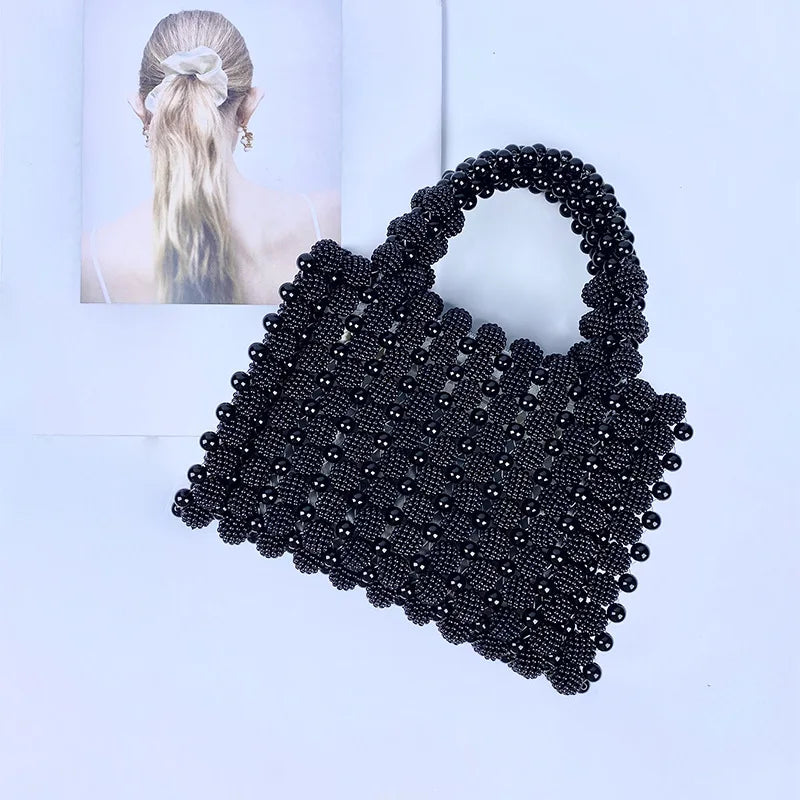 Luxury Black lylyo Handbag Handmade