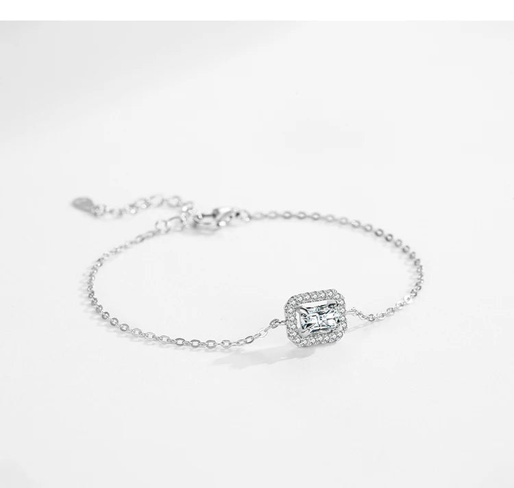 Bracelets Top Quality Real 925 Sterling Silver Zircon Jewelry