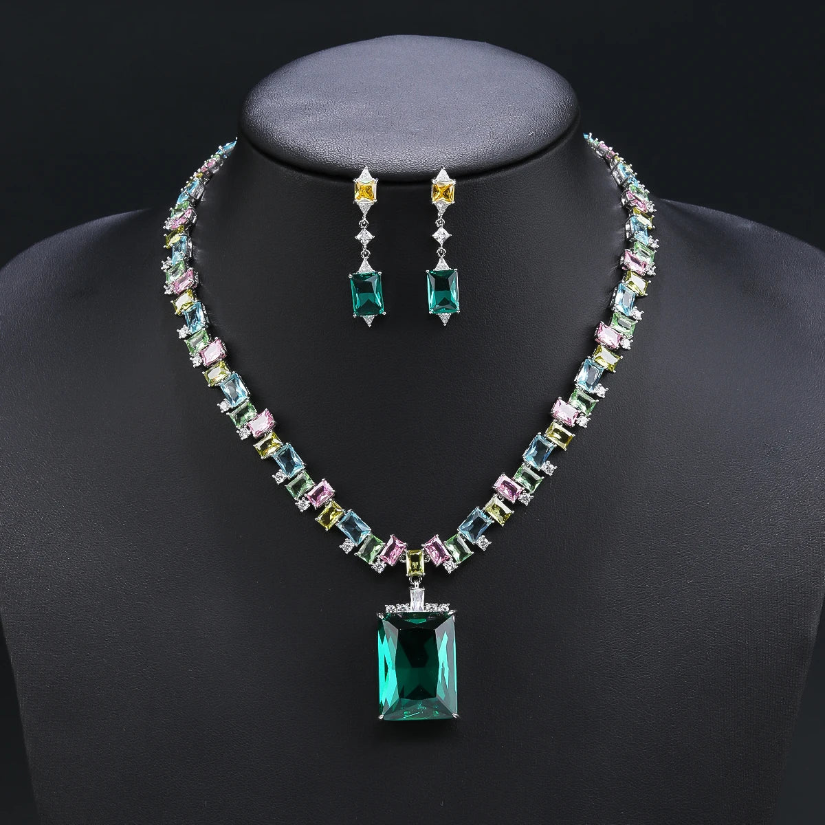 Luxury Wedding Jewelry Set Zirconia