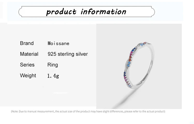 NEW Classic Rainbow Diamond Sterling Silver Jewelry