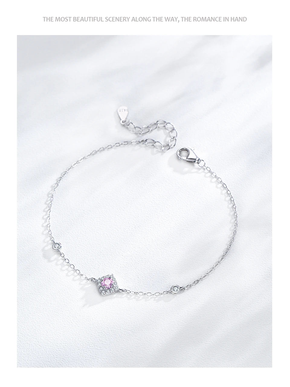 Bracelets Top Quality Real 925 Sterling Silver Zircon Jewelry