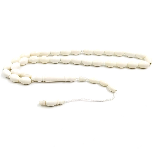 Natural Camel bone tasbih  prayer beads pure white Muslim misbaha arabic fashion islamic Collection level bracelet