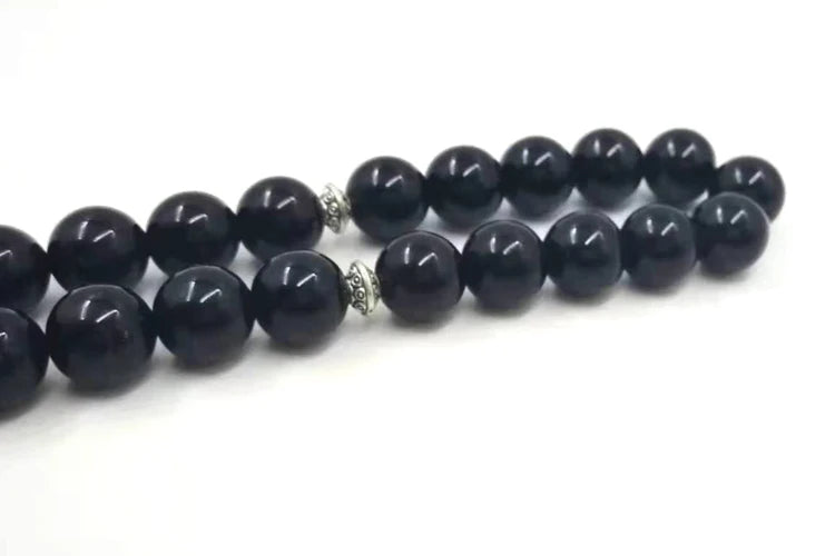 33 Tasbih Man's Black agates Everything is new bracelets Gift Eid misbaha accessories prayer beads 33 66 99beads Jewelry