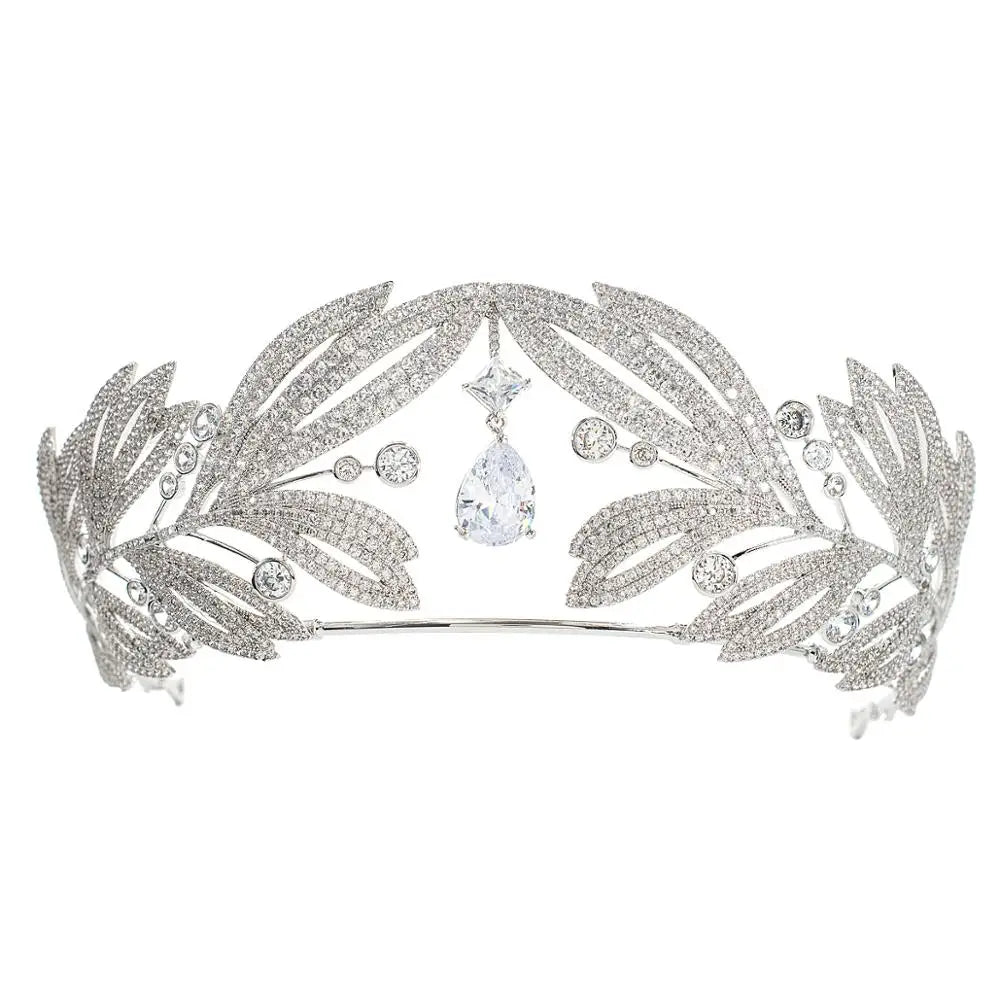 Zirconia Princess  Crown Hair Jewelry Accessories