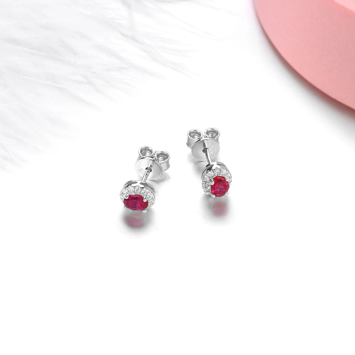 Natural Ruby Gemstone Sterling Silver