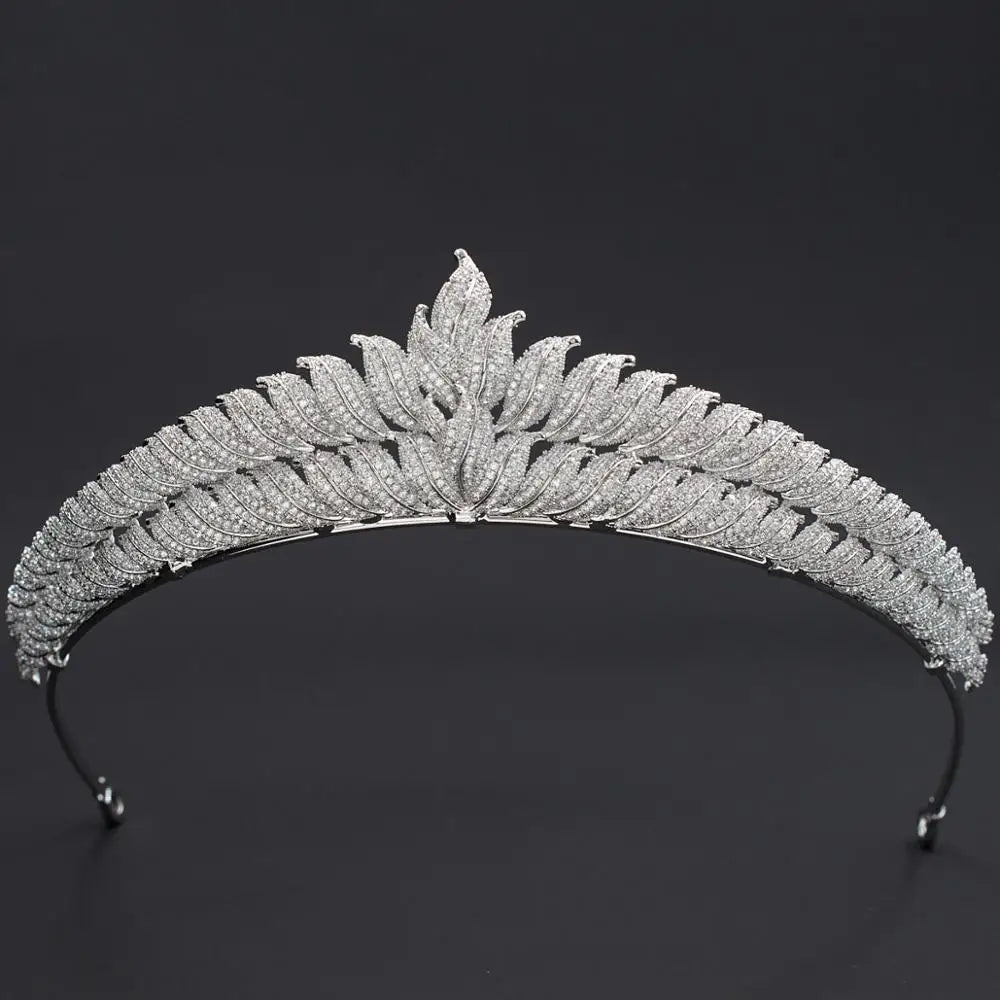 Zirconia Wedding Princess Crown  Jewelry Accessories