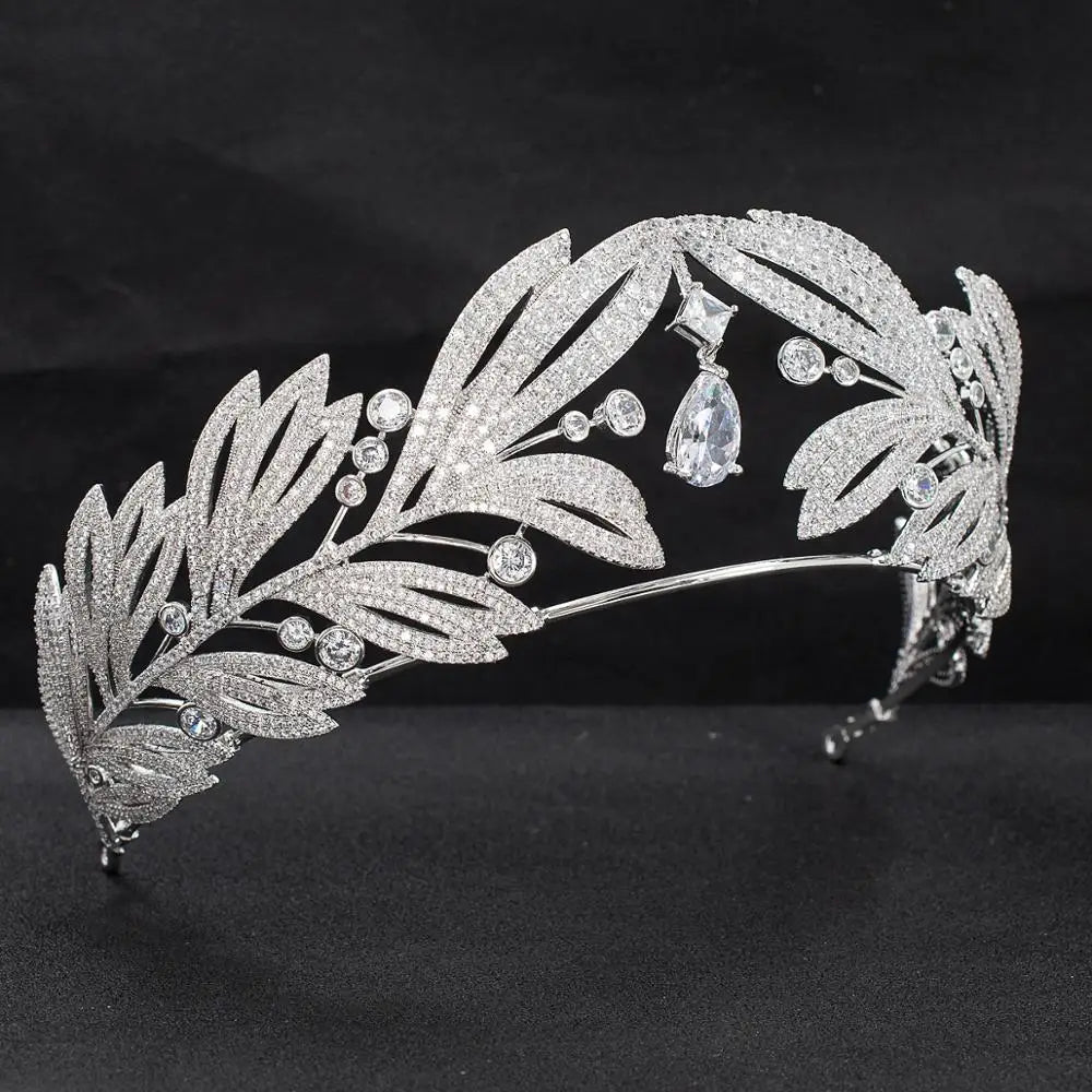 Zirconia Princess  Crown Hair Jewelry Accessories