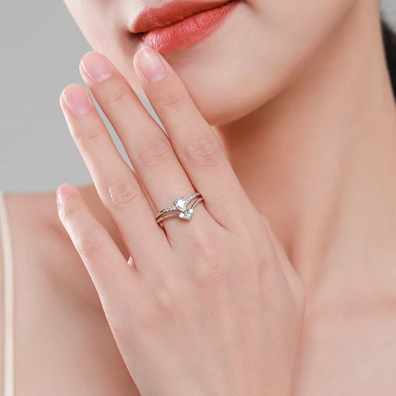 zircon 925 Sterling Silver Luxury