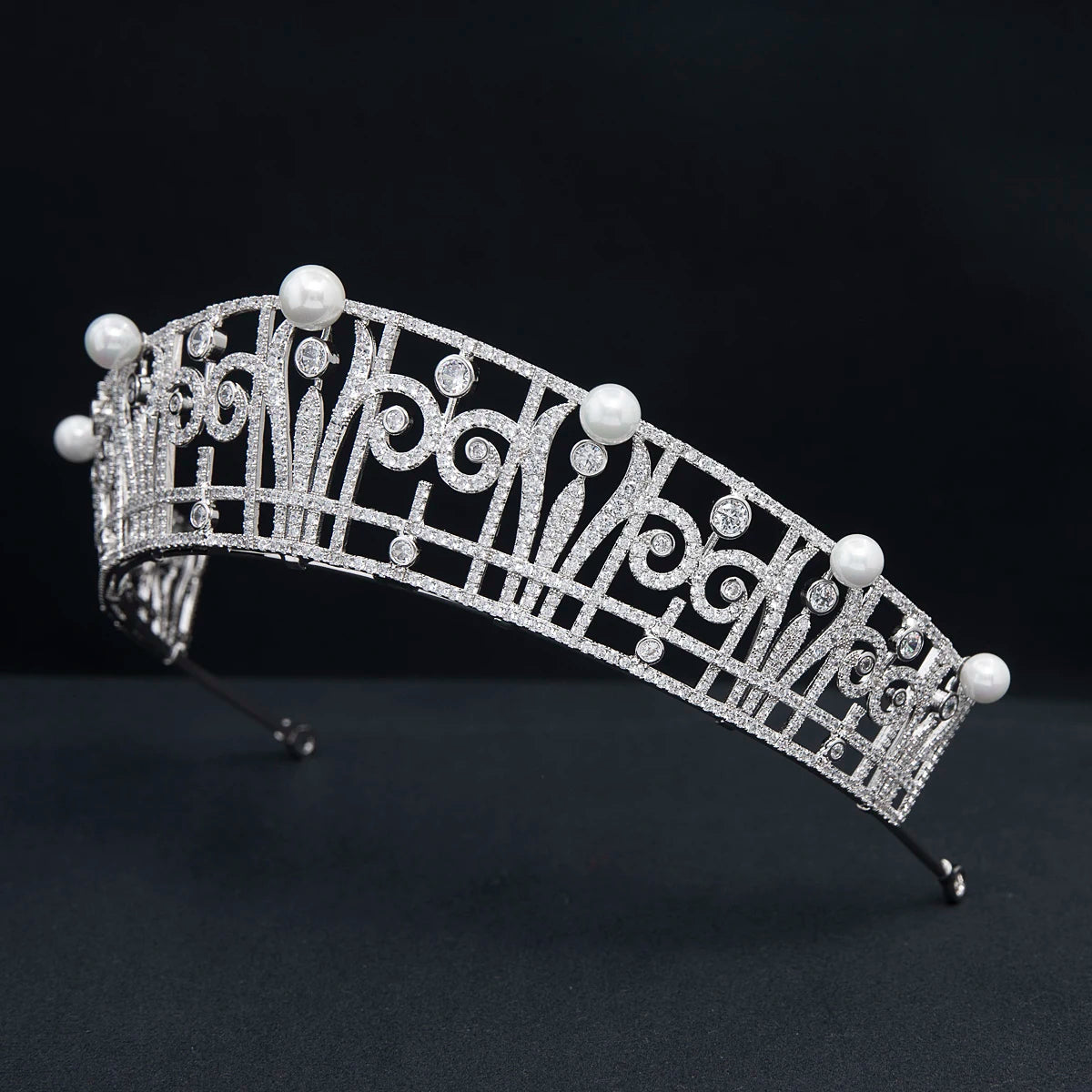 Luxury Luxury  Zirconia Crown Accessories Princess  Crystal Queens