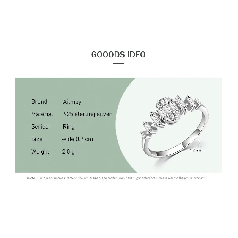 100% 925 Sterling Silver Fashion Oval Shining Clear Zircon