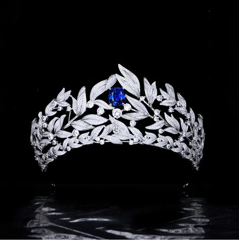 Luxury Zirconia Wedding  Crown  Hair Jewelry Accessories