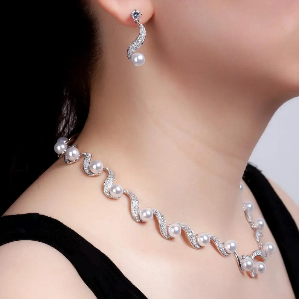 Classic  Zirconia  Set Top Quality  Jewelry