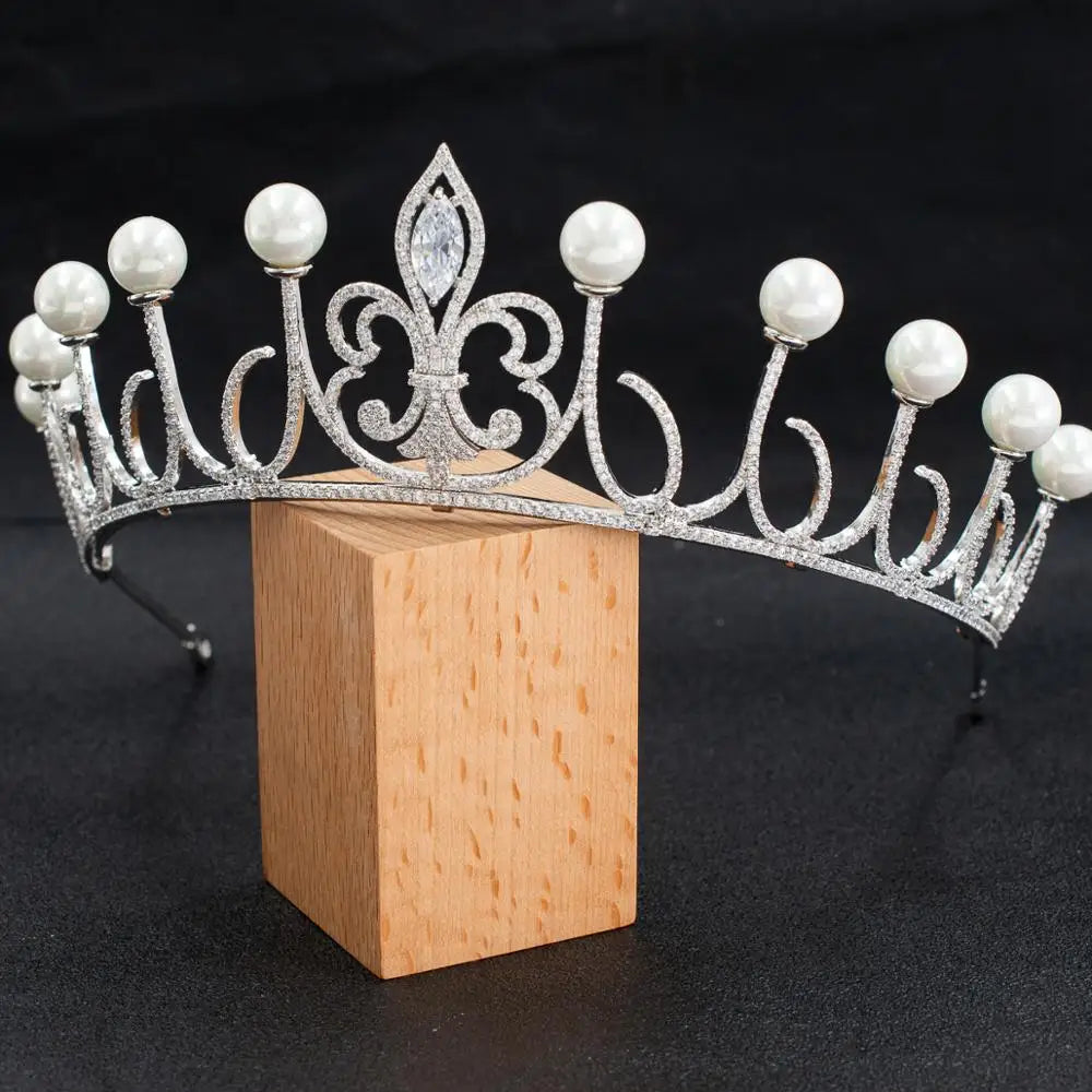 Zirconia Princess Crown  Jewelry Accessories