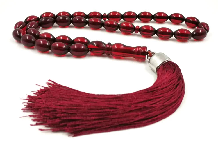 Tasbih Red resin beads muslim bracelet gifts islamic jewelry arabia popular fashion style profession Misbaha store