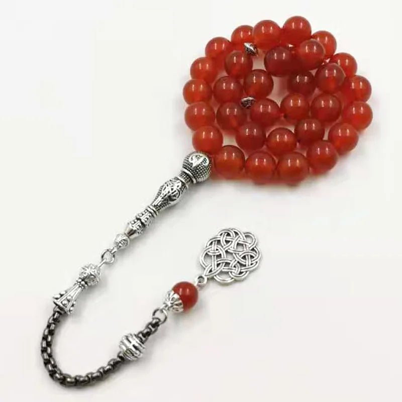 Natural Red Agates chalcedony  is new bracelet prayer beads 33 66 99beads stone Rosary