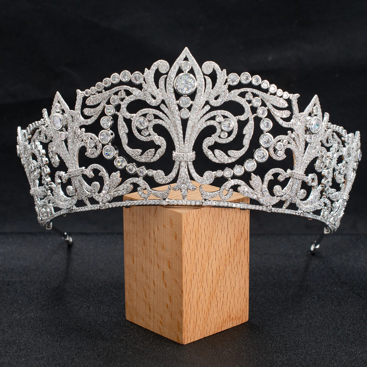 Classic  Zirconia Wedding Princess Crown  Jewelry Accessories