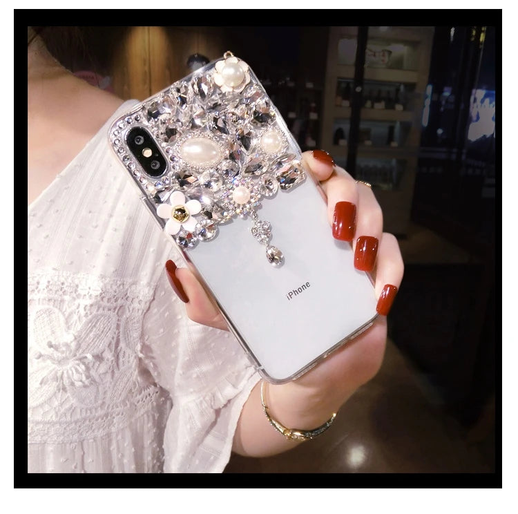 Luxury bling crystal case for Huawei P20, P30, P40, P50 pro, Lite, mate 20, 30, 40 pro, Lite, Diamond