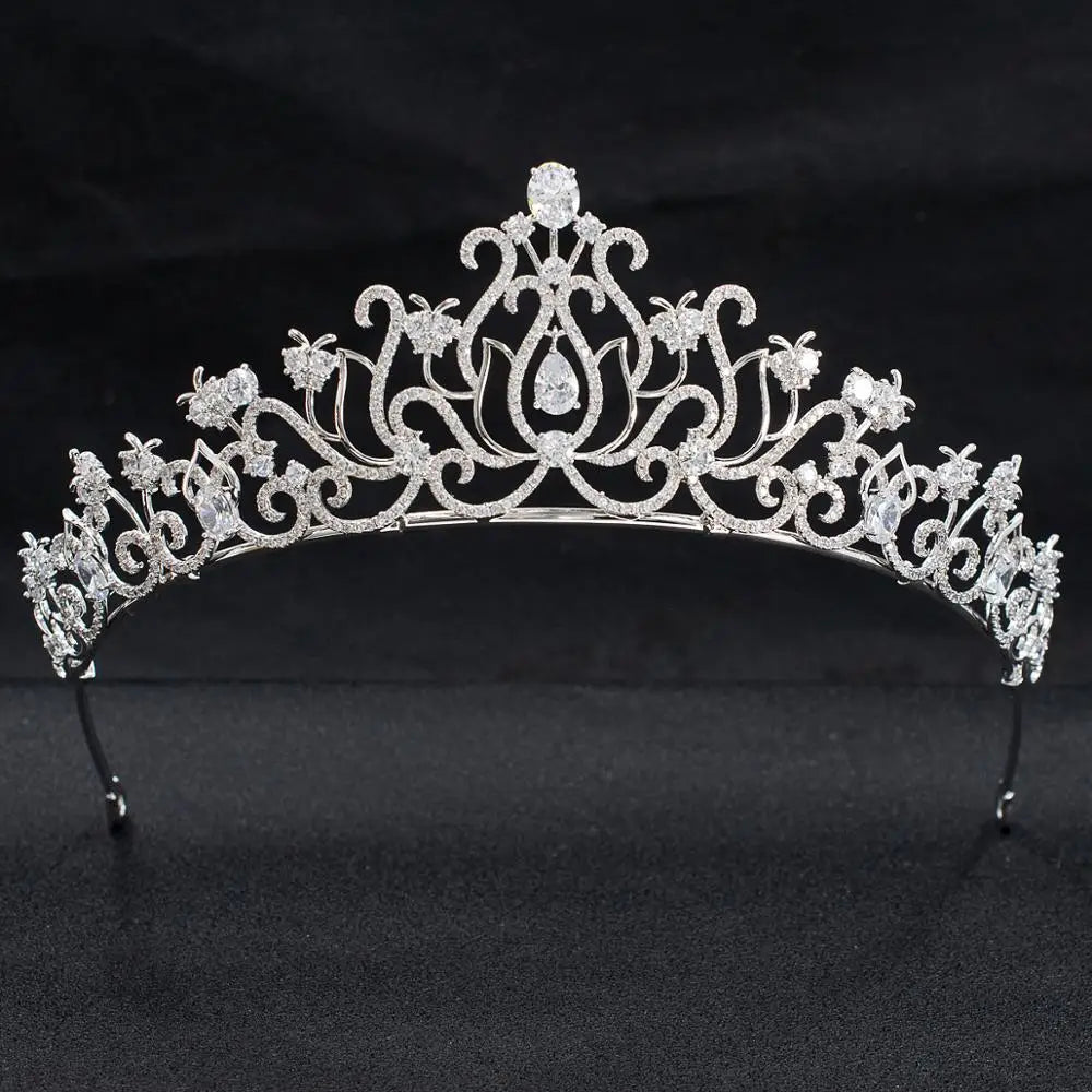 Zirconia Princess  Crown Diadem