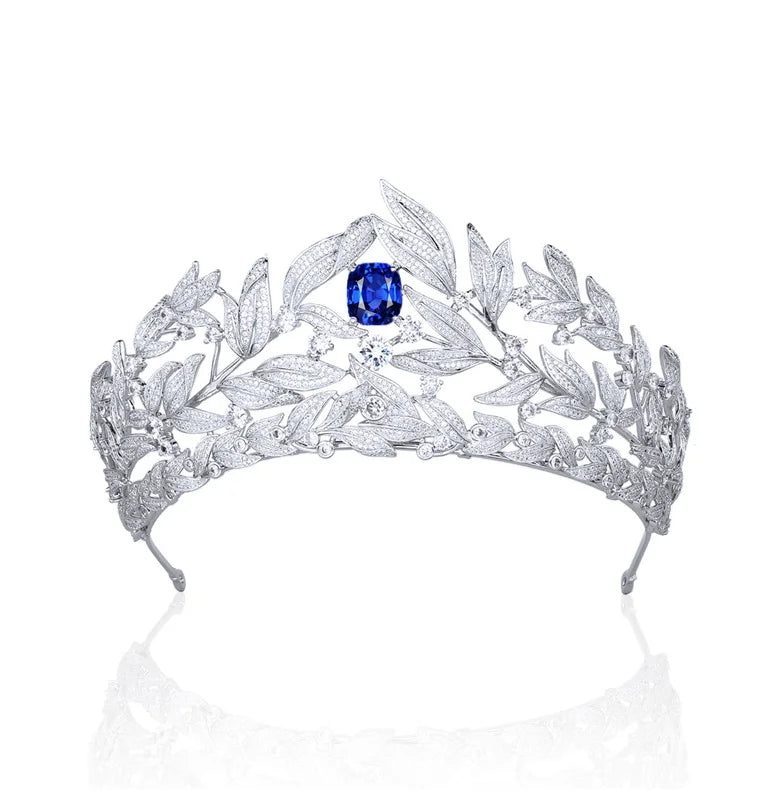 Luxury Zirconia Wedding  Crown  Hair Jewelry Accessories