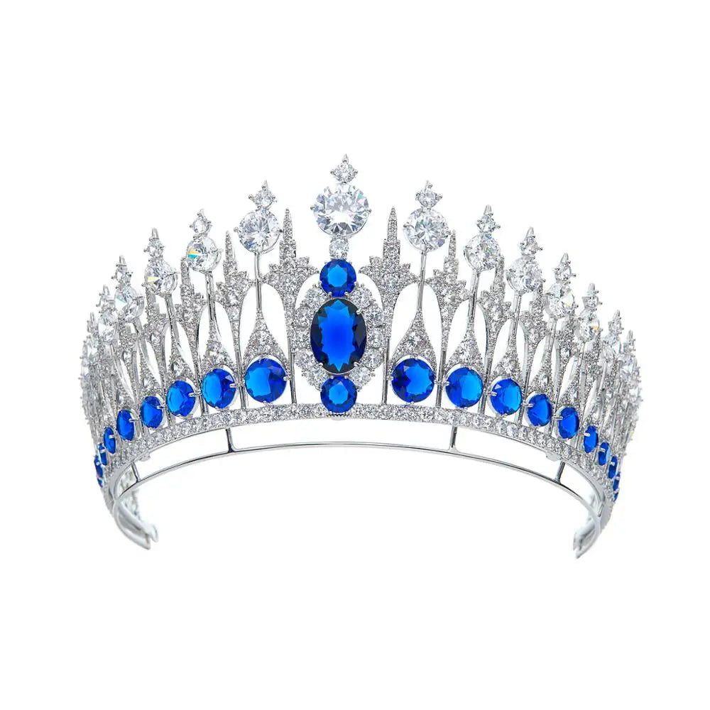 Luxury  Zirconia Crown Accessories Princess  Crystal Queens