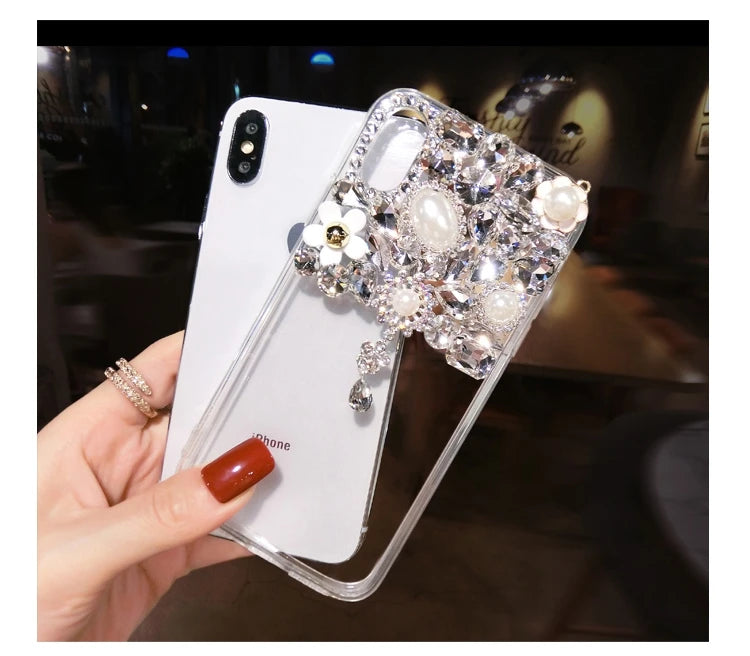 Luxury bling crystal case for Huawei P20, P30, P40, P50 pro, Lite, mate 20, 30, 40 pro, Lite, Diamond