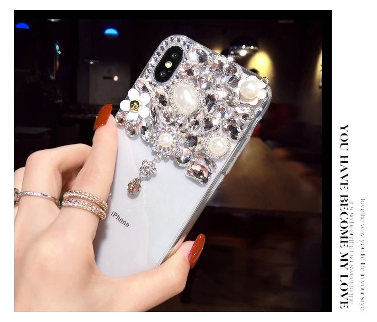 Luxury bling crystal case for Huawei P20, P30, P40, P50 pro, Lite, mate 20, 30, 40 pro, Lite, Diamond