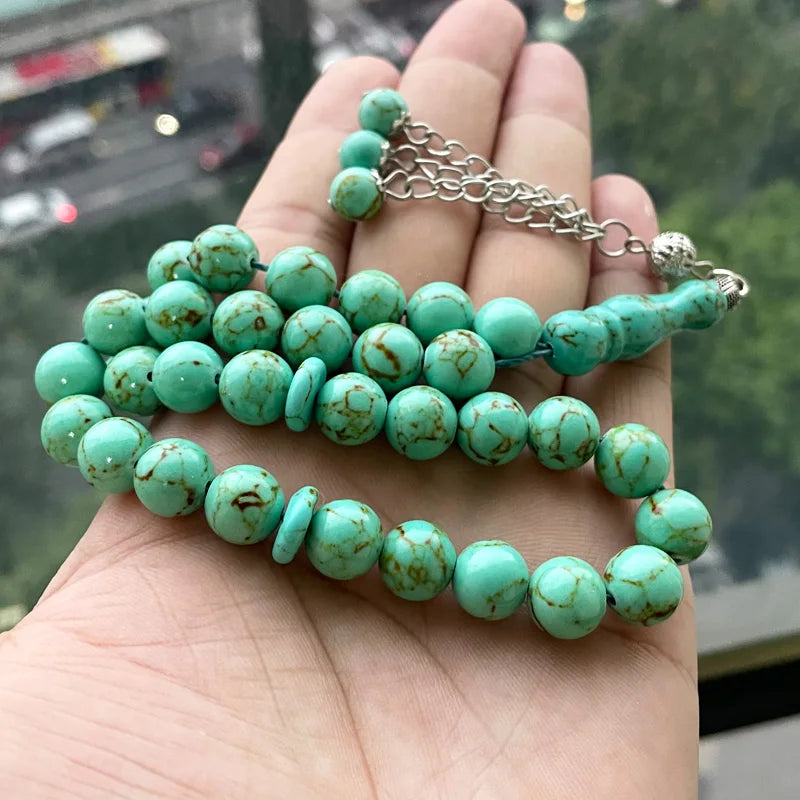 Tasbih gemstone Afghanistan Turquois muslim misbaha prayer