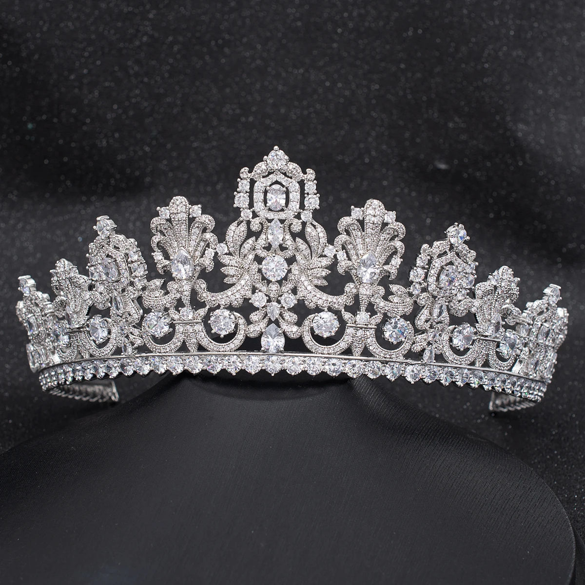 Luxury  Zirconia Crown Accessories Princess  Crystal Queens