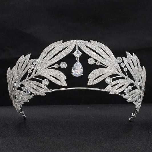 Zirconia Princess  Crown Hair Jewelry Accessories