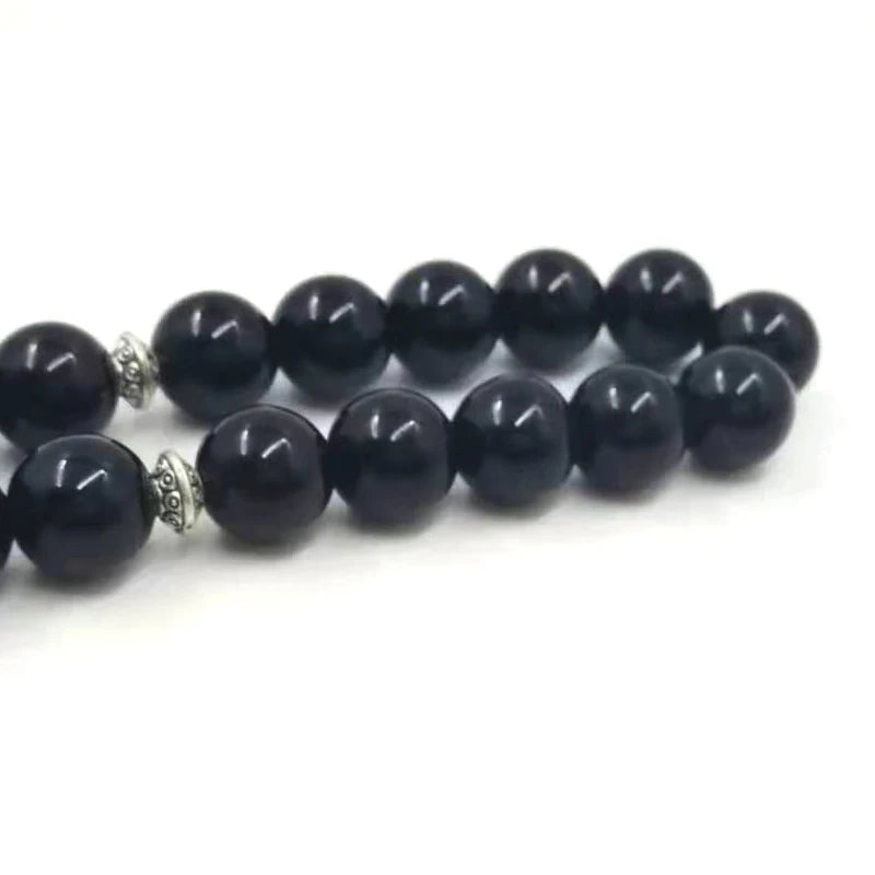 33 Tasbih Man's Black agates Everything is new bracelets Gift Eid misbaha accessories prayer beads 33 66 99beads Jewelry