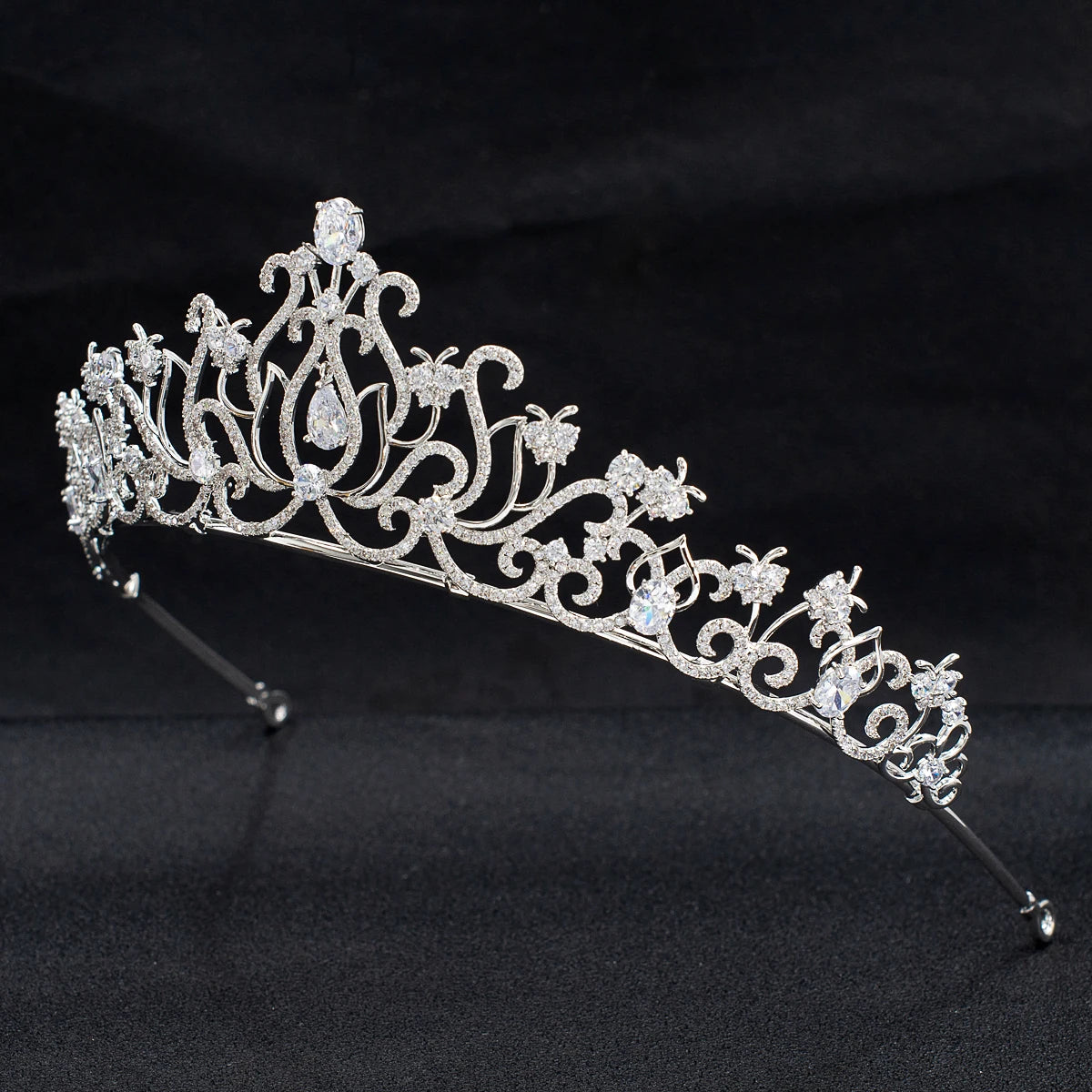 Zirconia Princess  Crown Diadem