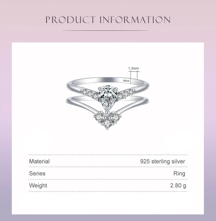 zircon 925 Sterling Silver Luxury