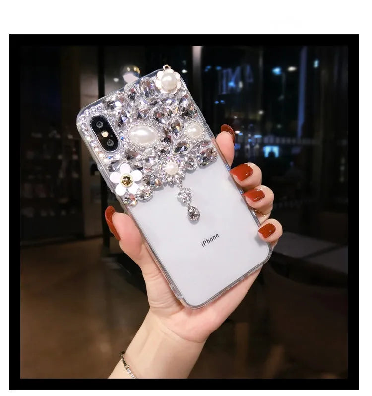 Luxury bling crystal case for Huawei P20, P30, P40, P50 pro, Lite, mate 20, 30, 40 pro, Lite, Diamond