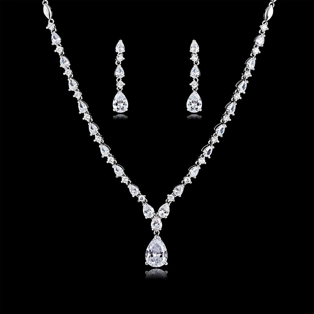 Luxury Pieces High Quality Zirconia Fashion Zirconia  Set Jewelry Zirconia