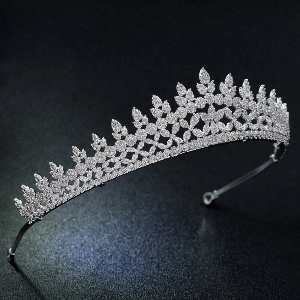 Zirconia Wedding Crown Jewelry Accessories