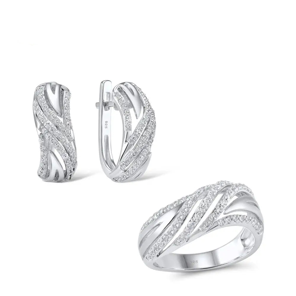 925 Sterling Silver Zirconia  Jewelry