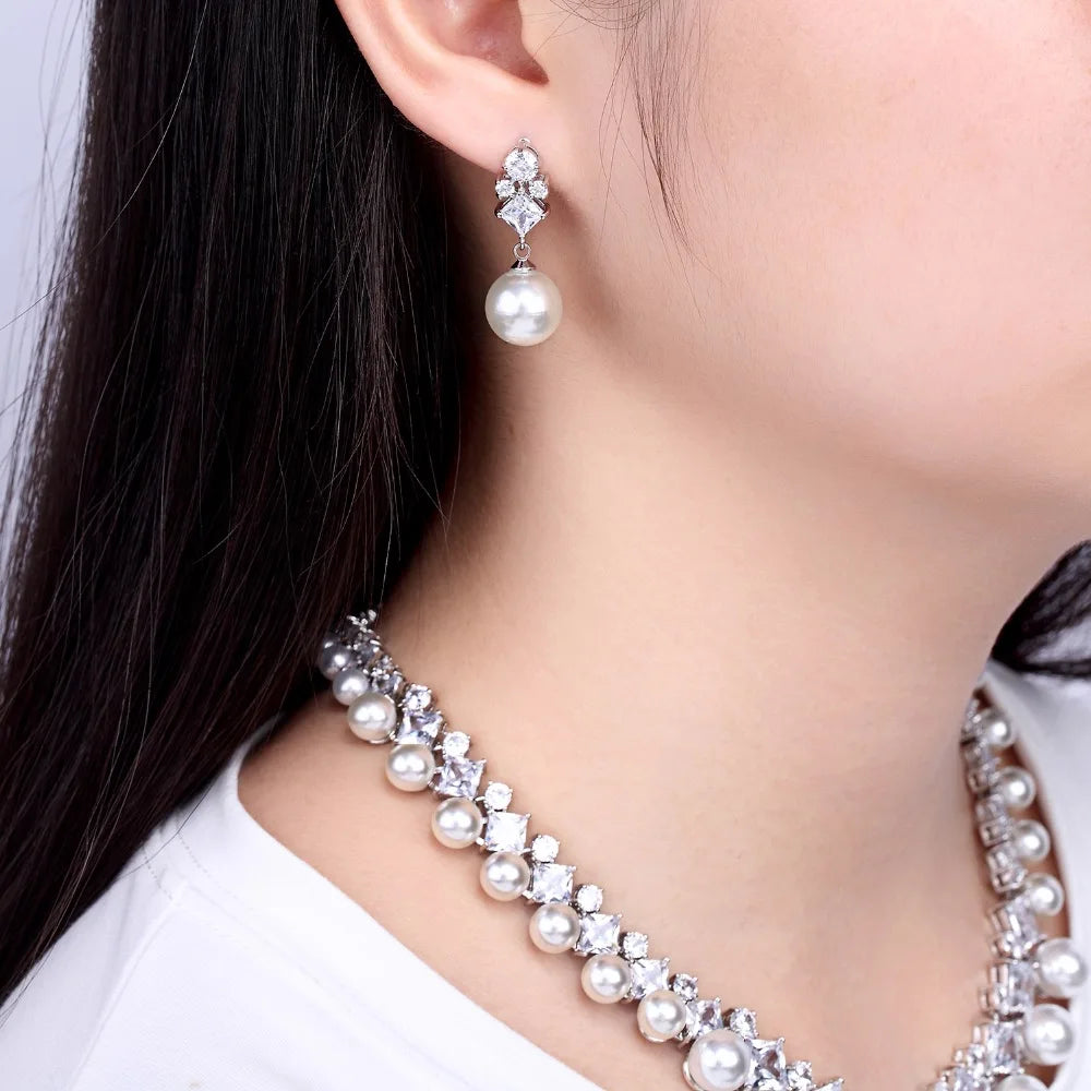 Luxury Pieces High Quality Zirconia Fashion Zirconia  Set Jewelry Zirconia