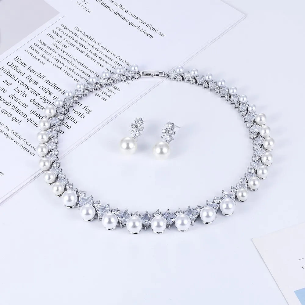 Luxury Pieces High Quality Zirconia Fashion Zirconia  Set Jewelry Zirconia