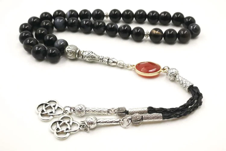 Agates Tasbih Man's bracelets misbaha prayer beads 33 66 99 accessories Personality Gift for Muslim man or women